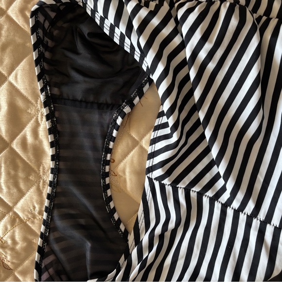 Torrid Black and White Striped Swim Bottom Size 3 - Picture 3 of 5